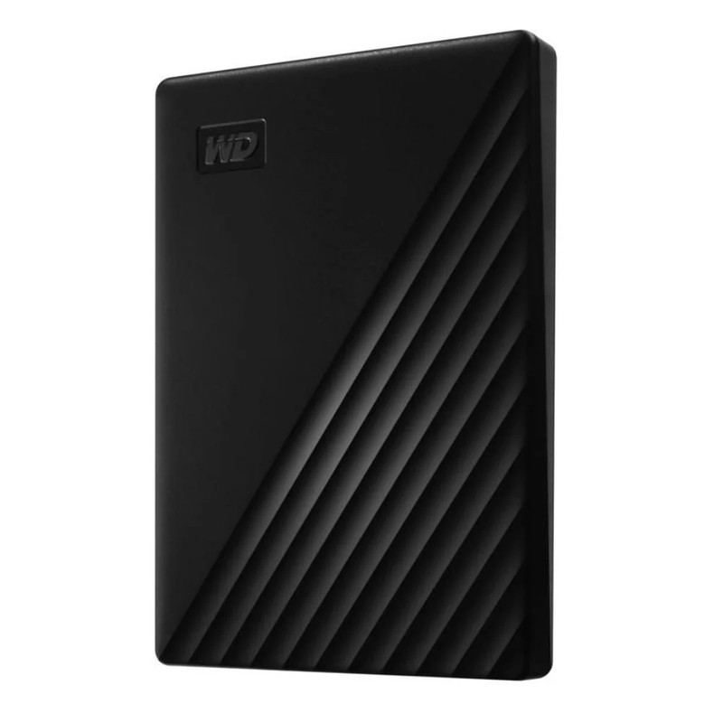 WD My Passport 2TB 2.5" External Hard Drive USB 3.2 1st Gen - Black - مساحة تخزين